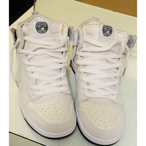 2024 Nike AntiHero x Dunk SB High White Black Men’s Size 8.5 Limited Release